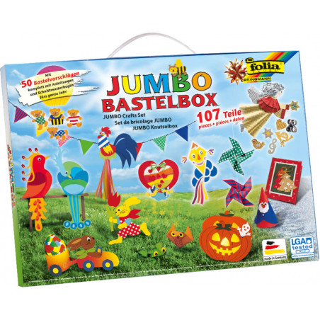 Folia - JUMBO Bastelkoffer 107 teilig