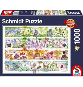 Schmidt Spiele 58980 Puzzle Jahreszeiten 1000 Teile