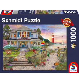 Schmidt Spiele 58990 Puzzle Das Strandhaus 1000 Teile