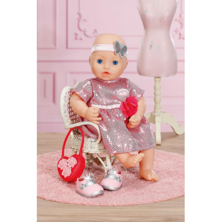 Zapf 705438 Baby Annabell Deluxe Glamour 43 cm