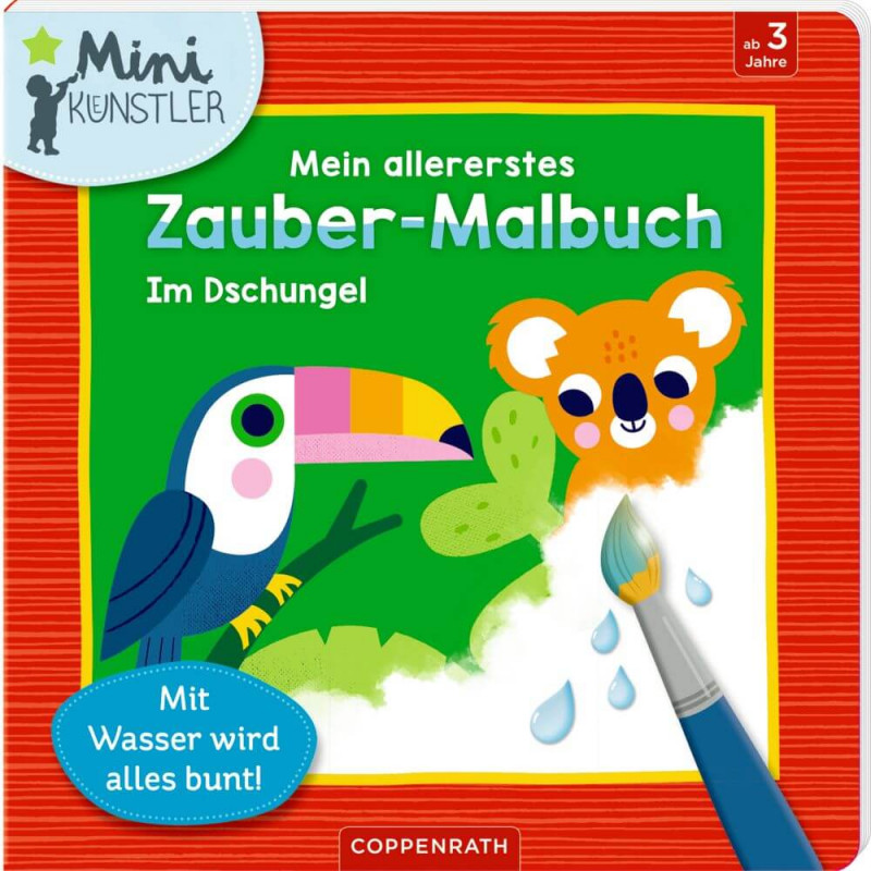 Mein allererstes Zauber-Malbuch: Im Dschungel (Mini-Künstl.)