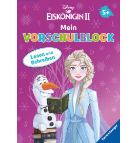 Ravensburger 49674 Disney Die Eiskönigin 2 Mein Vorschulblock: Lesen und Schreiben