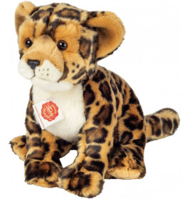 Teddy Hermann Leopard sitzend, 27 cm