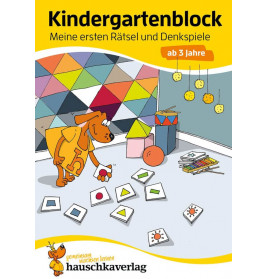 Kindergartenblock - Meine ersten Rätsel und Denkspiele