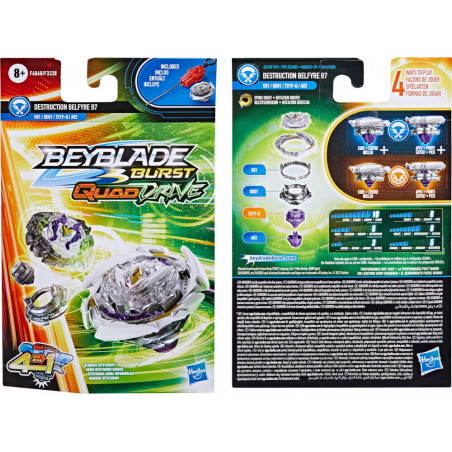 Hasbro F3338EU4 Beyblade QD Starter Pack, sortiert