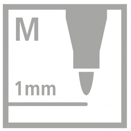 Premium-Filzstift - STABILO Pen 68 - Einzelstift - apricot