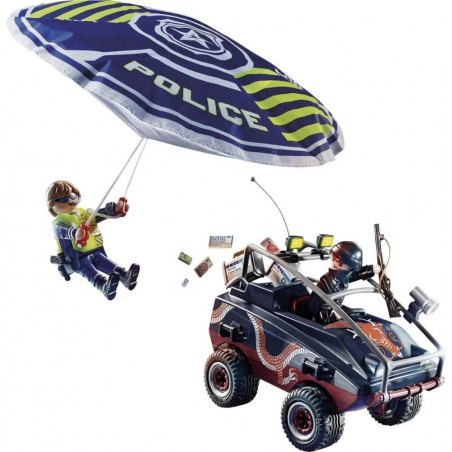 PLAYMOBIL 70781 Polizei-Fallschirm: Verfolgung des Amphibien-Fahrzeugs