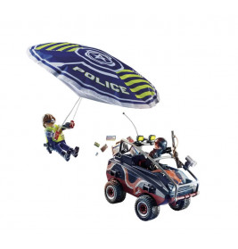 PLAYMOBIL 70781 Polizei-Fallschirm: Verfolgung des Amphibien-Fahrzeugs