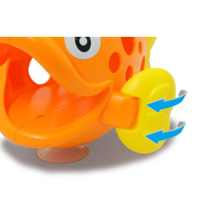JAMARA 460614 Badespielzeugsammler Hungry Fish orange