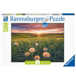 Ravensburger 16990 Puzzle Pusteblumen im Sonnenuntergang 500 Teile