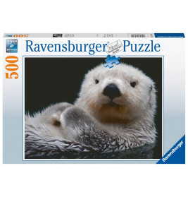 Ravensburger 16980 Puzzle Süßer kleiner Otter 500 Teile