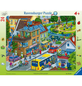 Ravensburger 05245 Puzzle Unsere grüne Stadt 24 Teile