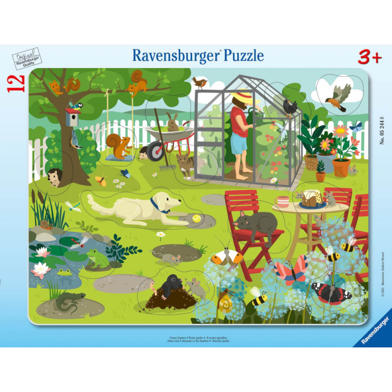 Ravensburger 05244 Puzzle Unser Garten 12 Teile