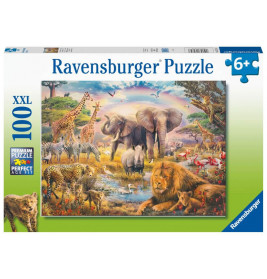 Ravensburger 13284 Puzzle Afrikanische Savanne 100 Teile