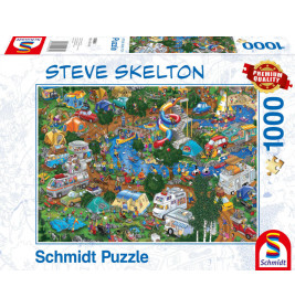 Schmidt Spiele 59965 Puzzle Steve Skelton Auszeit vom Alltag 1.000 Teile