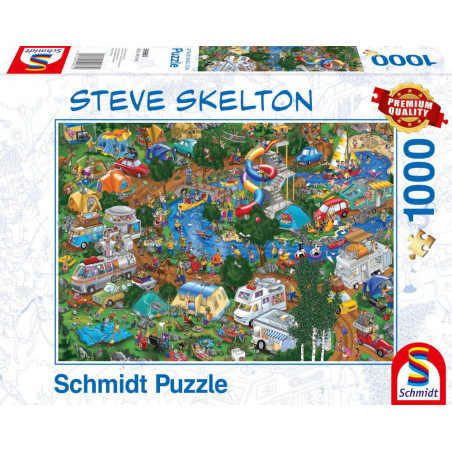 Schmidt Spiele 59965 Puzzle Steve Skelton Auszeit vom Alltag 1.000 Teile