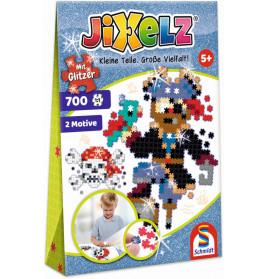 Schmidt Spiele 46157 Puzzle Jixelz Funkelnder Pirat Glitzer 700 Teile