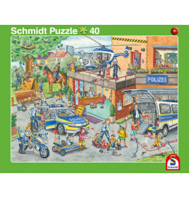 Puzzle 2erSet Feuerwehr/Polizei 24/40 Teile