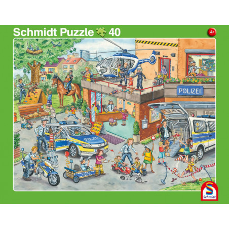 Puzzle 2erSet Feuerwehr/Polizei 24/40 Teile
