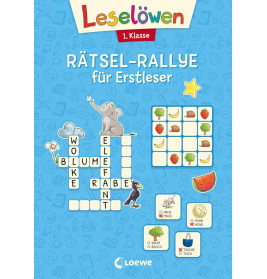 Leselöwen Rätsel-Rallye für Erstleser 1.Klasse