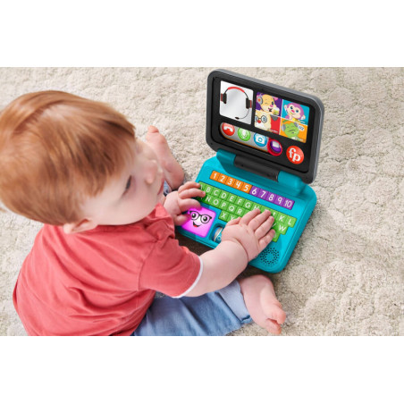 Lernspaß Homeoffice Laptop Elektronisches Babyspielzeug deutsche Edition