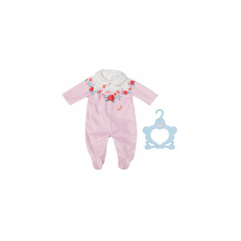 Zapf Baby Annabell Strampler rosa Blumen 43cm