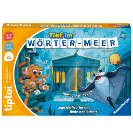 Ravensburger tiptoi 00103 Tief im Wörter-Meer, Spiel für Kinder von 5-7 Jahren, für 1-4 Spieler