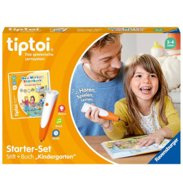Ravensburger tiptoi Starter-Set 00113: Stift und Wörter-Bilderbuch Kindergarten- Lernsystem für Kind