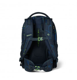 satch pack Schulrucksack Einzeln Blue Tech