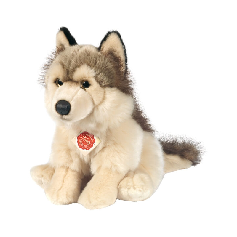 Teddy Hermann Wolf sitzend, 29 cm