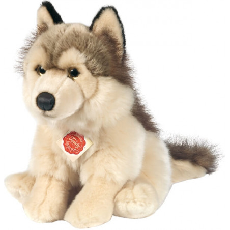 Teddy Hermann Wolf sitzend, 29 cm