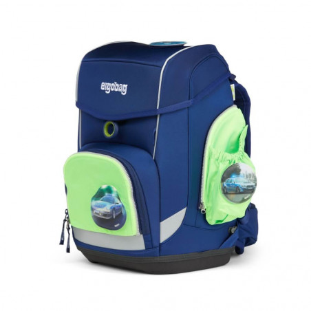 ergobag Fluo Seitentaschen Zip-Set Grün