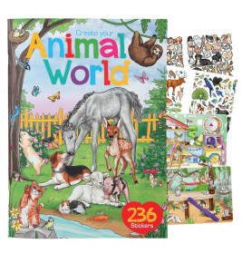 Create your Animal World Malbuch