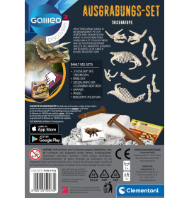 Clementoni Ausgrabungs-Set Triceratops