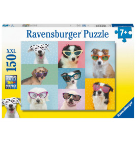 Ravensburger Kinderpuzzle 13288 - Witzige Hunde - 150 Teile Puzzle für Kinder ab 7 Jahren