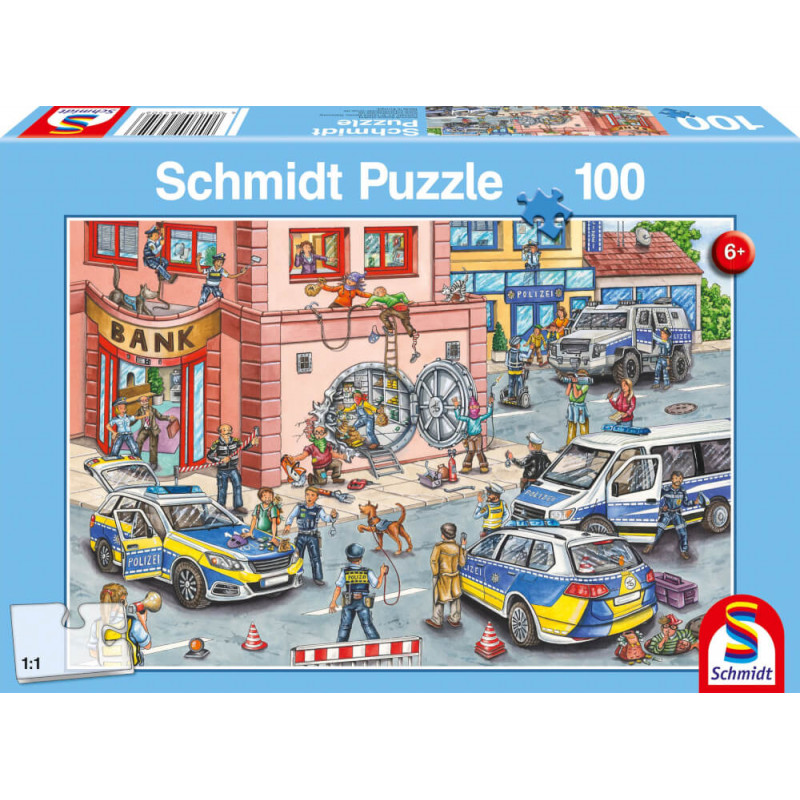 Schmidt Spiele 56450 Polizeieinsatz, 100 Teile Schmidt Spiele 56450 Polizeieinsatz, 100 Teile