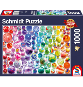 Regenbogen-Murmeln, Puzzle 1.000 Teile