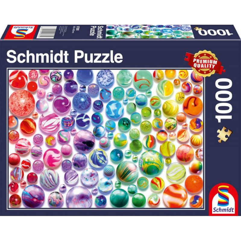 Regenbogen-Murmeln, Puzzle 1.000 Teile