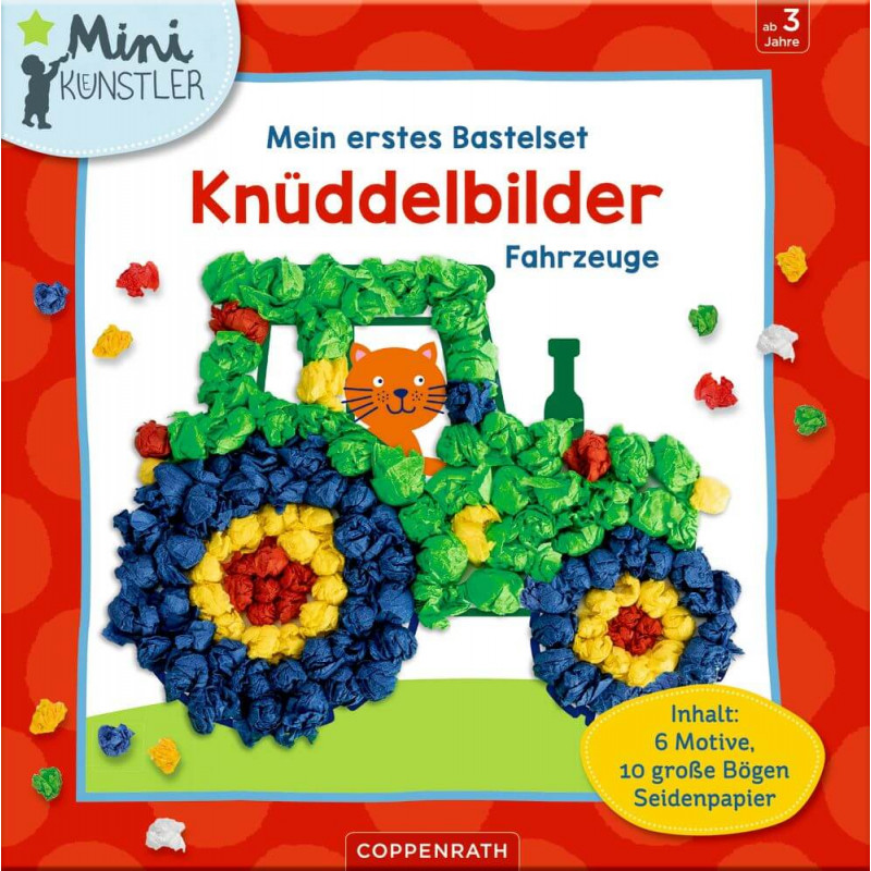 Mein 1. Bastelset: Knüddelbilder - Fahrzeuge (Mini-Künstler)