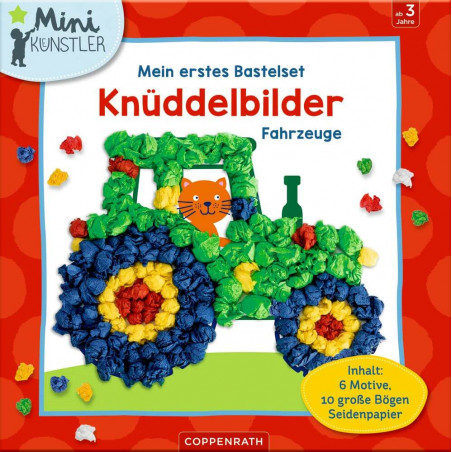 Mein 1. Bastelset: Knüddelbilder - Fahrzeuge (Mini-Künstler)