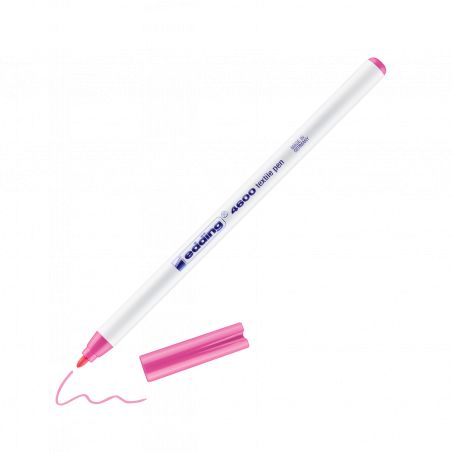 e-4600 textile pen rosa