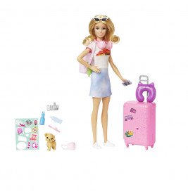 Mattel HJY18 Refreshed Travel Barbie