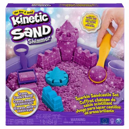 Kinetic Sand Box Set Shimmer Lila