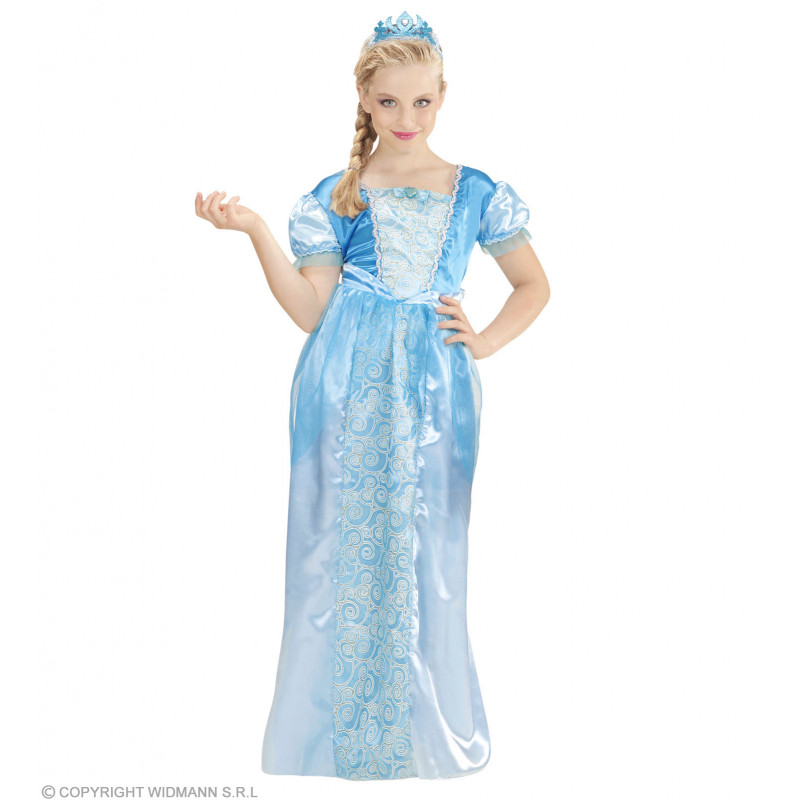 SCHNEEPRINZESSIN (Kleid, Tiara) (116 cm / 4-5 Years)