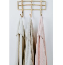 Kapuzen-Babydecke Cozy clay