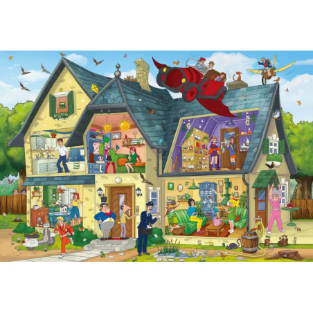 Schmidt Spiele Puzzle Bibi Blocksberg, Bei Blocksbergs ist was los! 100 Teile