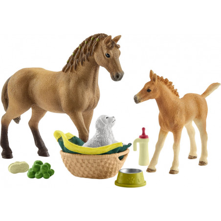 schleich® Horse Club 42432 Sarahs Tierbaby-Pflege