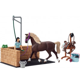 schleich® Horse Club 42438 Waschplatz mit Emily & Luna