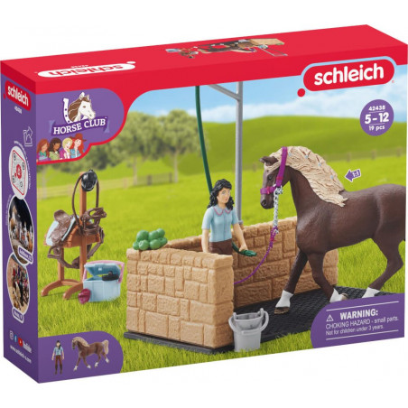 schleich® Horse Club 42438 Waschplatz mit Emily & Luna