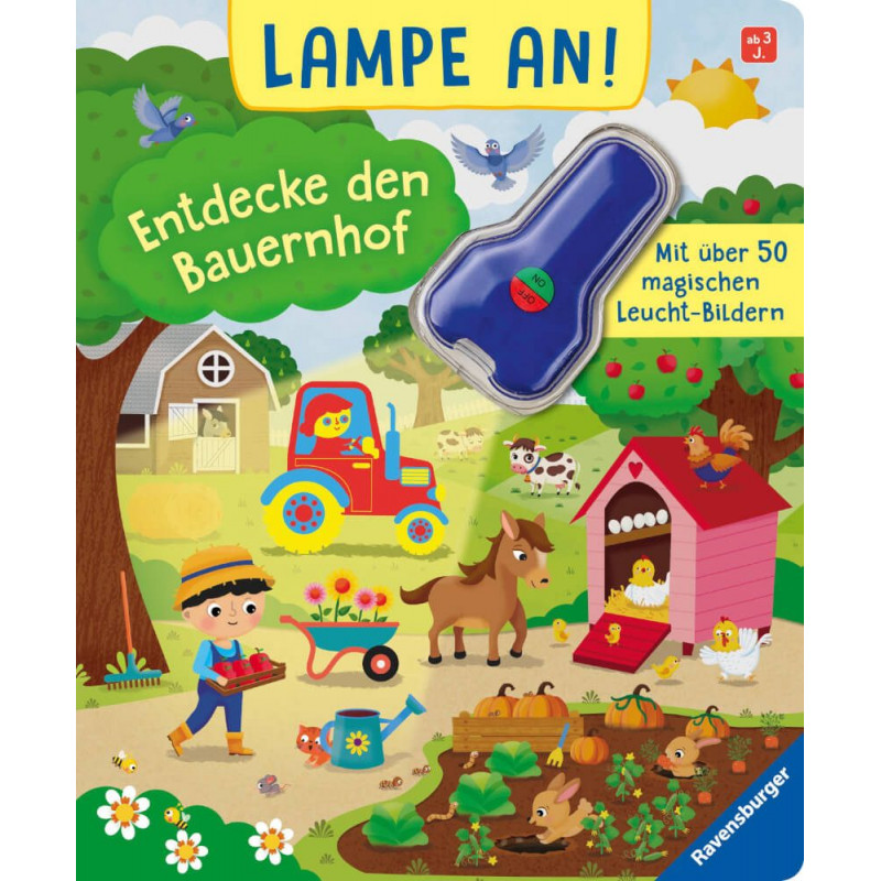 Lampe an auf dem Bauernhof!